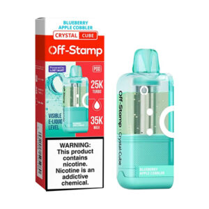 off stamp crystal cube pod 35k blueberry apple cobbler