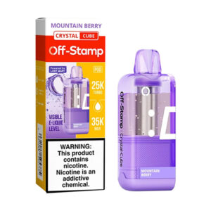 off stamp crystal cube pod 35k mountain berry