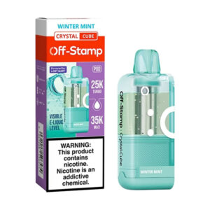 off stamp crystal cube pod 35k winter mint