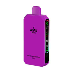 rips ultra zero 25k disposable frozen white grape