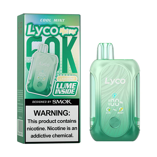 lyco mini box 50k disposable cool mint