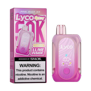 lyco mini box 50k disposable pink razz ice