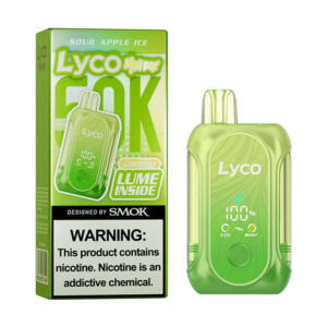 lyco mini box 50k disposable sour apple ice