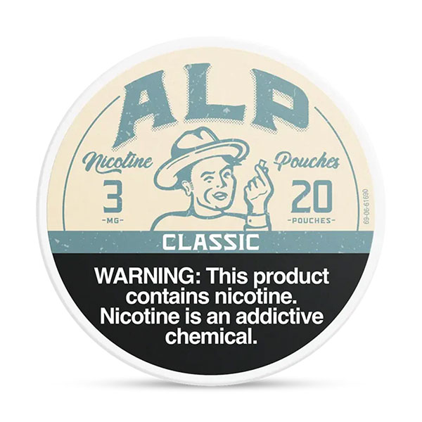 alp nicotine pouches 20ct 3mg classic