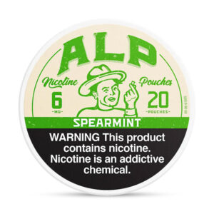 alp nicotine pouches 20ct 6mg spearmint