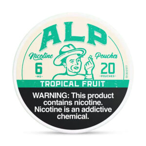 alp nicotine pouches 20ct 6mg tropical fruit