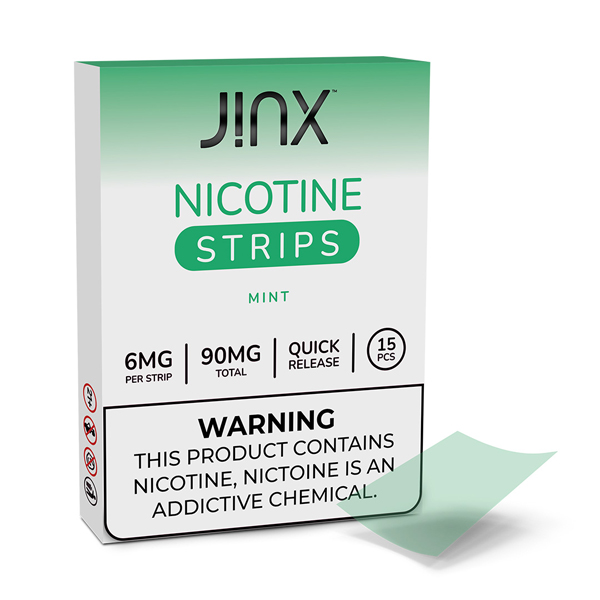 jinx nicotine strips mint