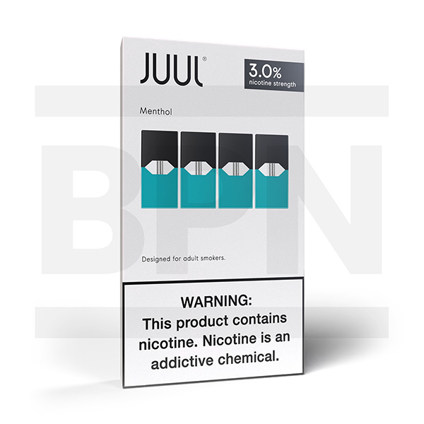 juul pods 3nic 4ct menthol new