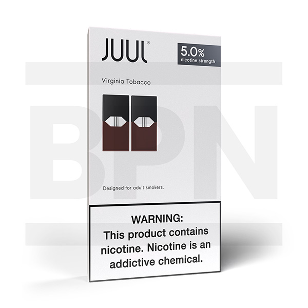juul pods 5nic 2ct virginia tobacco new