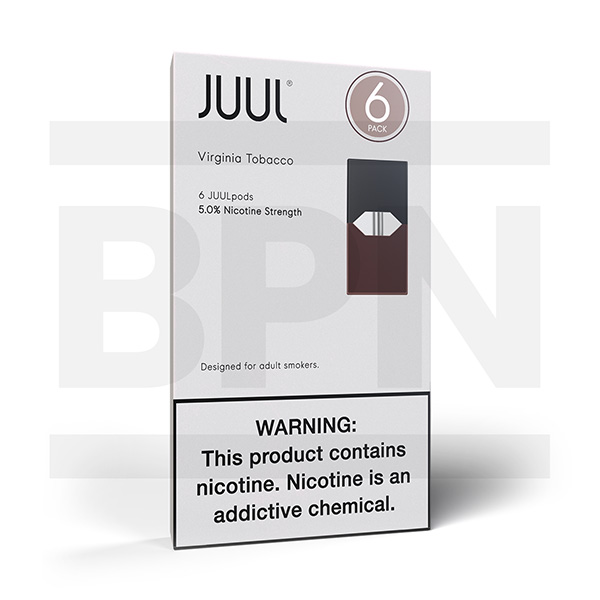 juul pods 6ct virginia tobacco new