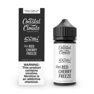 coastal clouds 100ml vape juice iced red cherry freeze