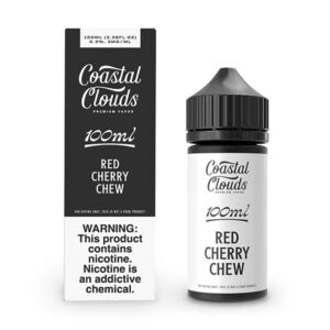 coastal clouds 100ml vape juice red cherry chew