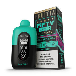 fifty bar x frutia 20k disposable baja burst