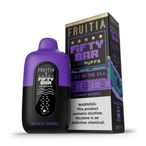 fifty bar x frutia 20k disposable bonker berries