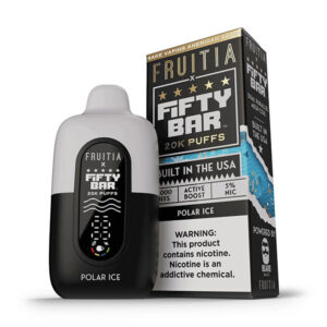 fifty bar x frutia 20k disposable polar ice
