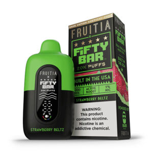 fifty bar x frutia 20k disposable strawberry beltz