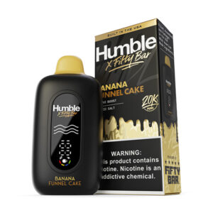 fifty bar x humble 20k disposable banana funnel cake