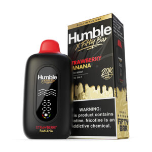 fifty bar x humble 20k disposable strawberry banana