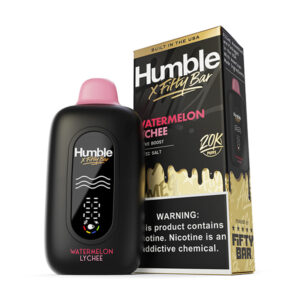 fifty bar x humble 20k disposable watermelon lychee