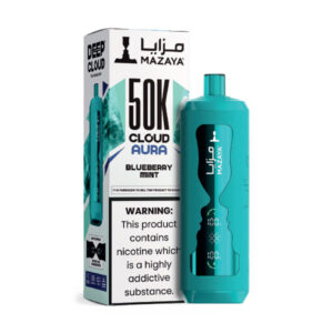 mazaya cloud aura 50k diposbale blueberry mint