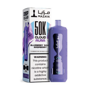 mazaya cloud aura 50k diposbale blueberry sour raspberry