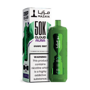 mazaya cloud aura 50k diposbale grape mint