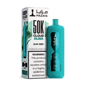 mazaya cloud aura 50k diposbale gum mint