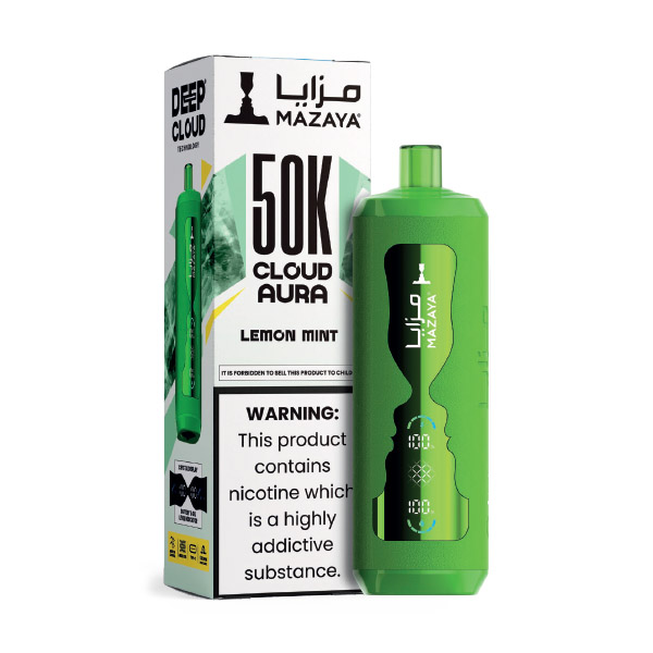 mazaya cloud aura 50k diposbale lemon mint
