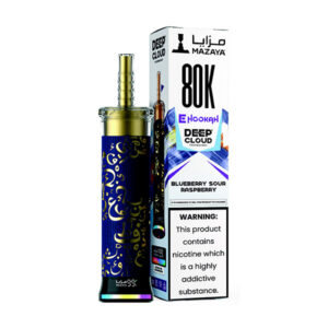 mazaya deep cloud 80k diposbale blueberry sour raspberry