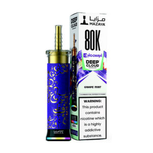 mazaya deep cloud 80k diposbale grape mint