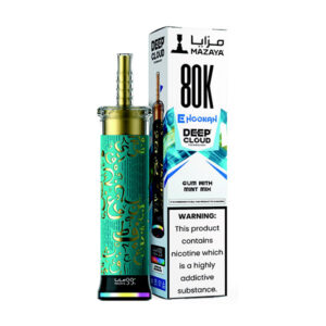 mazaya deep cloud 80k diposbale gum with mint mix