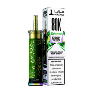 mazaya deep cloud 80k diposbale passion fruit mint candy