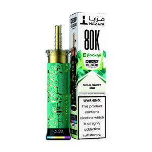 mazaya deep cloud 80k diposbale sour sweet kiwi