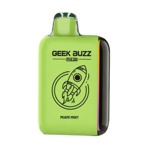 geek buzz pulse 18k puff disposable miami mint pen